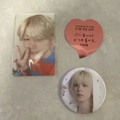 JO1 木全翔也 永縁 メンプロトレカ 缶バッジ 落下物