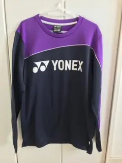 YONEX ヨネックス　トレーナー　ウォームアップウェア ユニL 紫/ネイビー