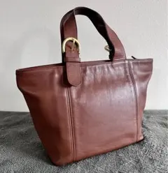 オールドコーチ レザー トートバッグ ハンドバッグ　コーチ　USA製 ブラウン