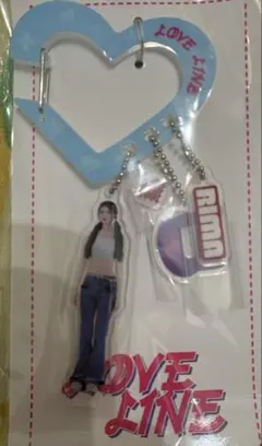 NiziU リマ　LOVE LINE ミニアクリルスタンド付きカラビナ