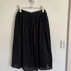 強撚ボイルフレアスカート Mサイズ 100%コットン