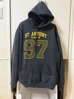 90s USA製 RUSSELL ラッセル スウェット 94 パーカー XL