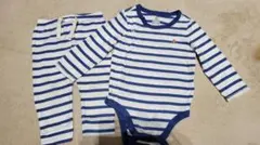 baby GAP ストライプロンパースセット 12-18ヶ月