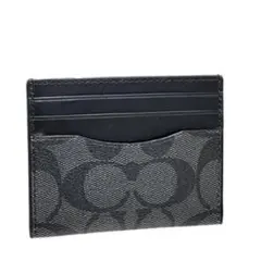 コーチ COACH パスケース レディース メンズ IDカードケース ブラック