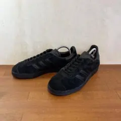 美品　アディダス　ガゼル　24.0センチ ヌバック　黒