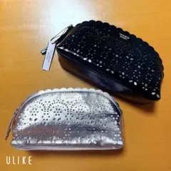 Victoria's Secret ポーチ ブラック ピンクゴールド 2個セット