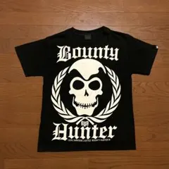 裏原ストリート BOUNTY HUNTER スカルロゴ Tシャツ ブラックSのサムネイル
