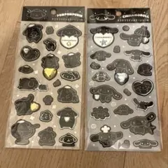 サンリオ　キラキララインストーンシール　シナモンロール　ポムポムプリン