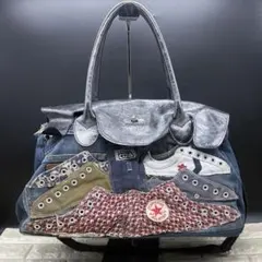 ❤️良品❤️CONVERSE デニムデザイン　ハンドバッグ　2way ショルダー