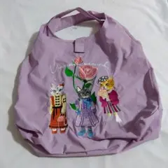 大人気　刺繍猫　エコバッグ