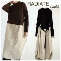 RADIATE 異素材 ドッキング ニット ワンピース ヤマダヤ サイズM