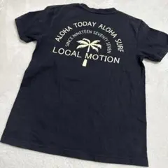 ローカルモーション メンズ半袖Tシャツ黒Sサイズ レディースOKのサムネイル