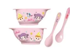 非売品❤️シスコーン×しなこ オリジナルシリアルボウル＆スプーンセット