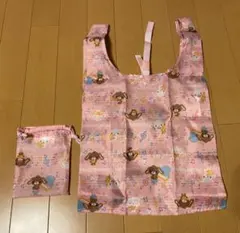 【シュガーバニーズ】エコバッグ　ピンク色　レトロ