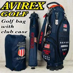 AVIREX GOLF アヴィレックス　クラブケースセット　キャディバッグのサムネイル