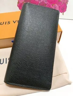 値下げ!!LOUIS VUITTON★ヴィトン財布タイガポルトフォイユ　ブラック