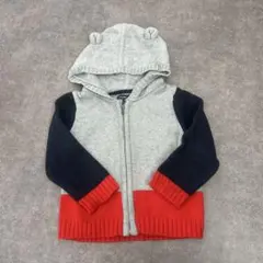 babyGap くま耳 フード付きニットセーター パーカー 80cm