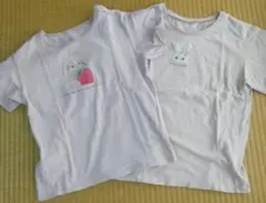 anyFAM キッズ Tシャツ 2枚セット うさぎ