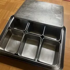 業務用 アルミバット+焼網 5個セット 2/3×20mm ホテルパン】 - メルカリ