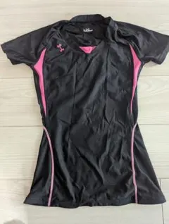 Under Armour コンプレッションウェア 半袖 ブラック/ピンク