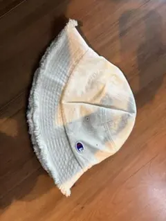 Champion バケットハット フリンジ加工 アイボリー