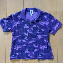 BAPE KIDS カモフラージュ ポロシャツ 110