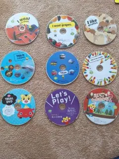 こどもちゃれんじ　すてっぷ　イングリッシュ　英語　DVD　9枚