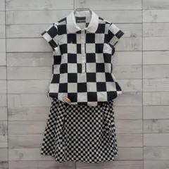 le coq sportif チェッカーポロワンピース