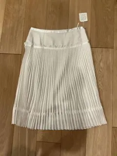 DRINER ホワイト プリーツスカート サイズ2