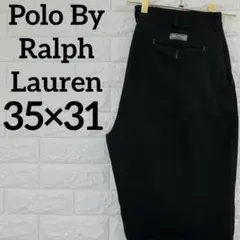 ポロバイラルフローレン　ポロチノ　ブラック　ノータック　W35 1987