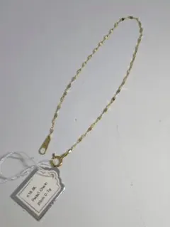 K18ゴールド チェーンブレスレット 約20cm