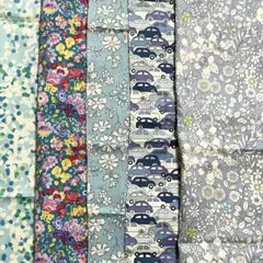 リバティプリント　タナローン　はぎれセット