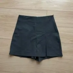 ZARA ミニスカート　グレー