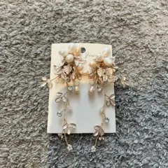 小枝のイヤリング✾ピンクゴールド✾結婚式✾可愛い✾ウェディング