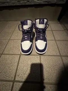 Air Jordan 1 ホワイト/ネイビー ハイカット