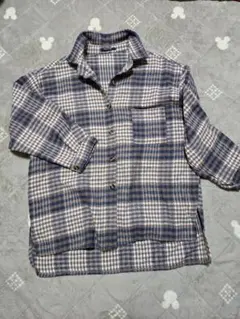 one way チェック柄長袖ネルシャツ？