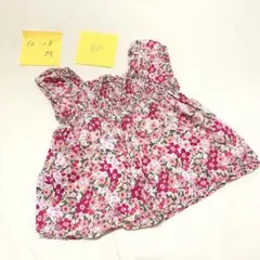 babyGap 花柄ノースリーブシャツ 80cm