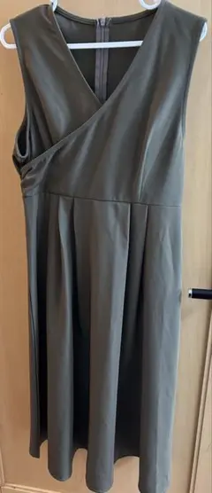 ※お値下げ中 Dazy ノースリーブラップワンピース Sサイズ オリーブ