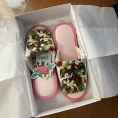 FEELER 花柄スリッパ ピンク　新品未使用