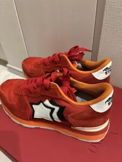 Atlantic Stars スニーカー　スエード　レッド　オレンジ