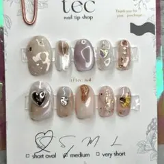 SALE〈現品〉ネイルチップ　ハンドメイド　オーダー　韓国