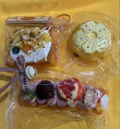 スクイーズ　フルーツパン３個セット