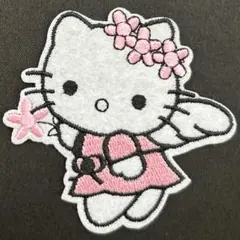 サンリオ　キティ　キティちゃん　アップリケ　ワッペン　エンジェル　天使　①
