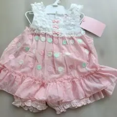 上下セット♡ボンポワン（Bonpoint）6M 70 ベビー 刺繍 子供 夏 - メルカリ