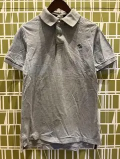 アバクロンビー&フィッチ 鹿の子 ポロシャツ グレー MUSCLE Mサイズ