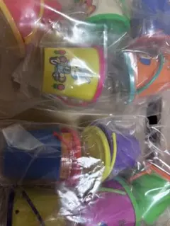 バケツお菓子マスコット2、3 ♪全5種セットミニチュア ガチャガチャ 駄菓子