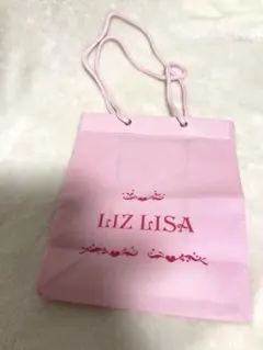 LIZ LISA ショップ袋　不織布　ピンク　平成　ショッパーのサムネイル