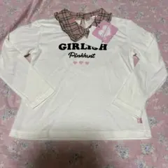 新品未使用　Pinkhunt 襟付き長袖Tシャツ　XS 130センチ