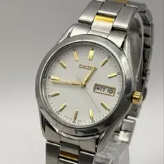 SEIKO 7N43-9080 デイデイト 電池交換済