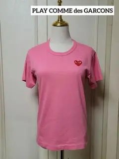 PLAY COMME des GARCONS ハートワッペン Tシャツ ピンクのサムネイル